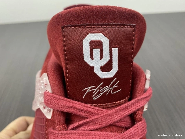 PE Sooners Oklahoma Jordan AJ4-904282 4 Retro 0716